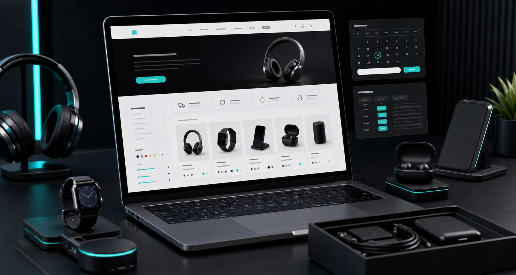 Shopify store for tech products